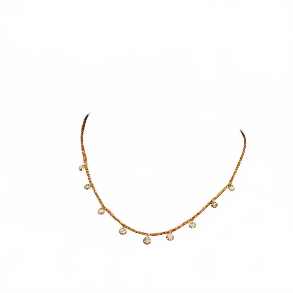 NEW ELLIE VAIL women's salma dainty necklace in gold